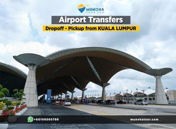 A comfortable and modern vehicle providing pick and drop services at Kuala Lumpur International Airport (KLIA).